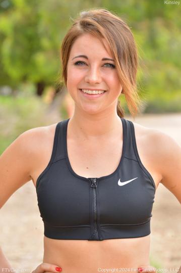 Kinsley in Ftv Girls set Busty Jogger